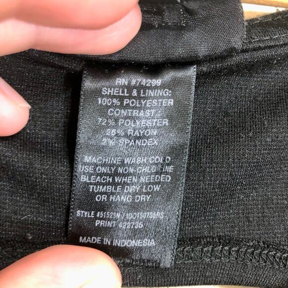 Enfocus Studio Retro Polka Dot Dress Keyhole Back Size 14P - Picture 6 of 6